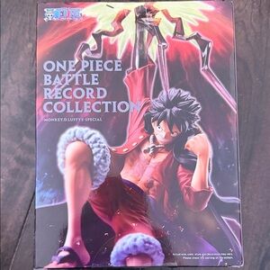 Onepiece Battle Record Collection Figure with Red and Black Design